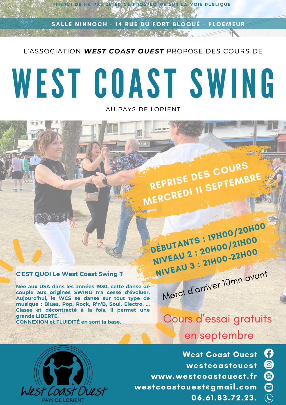 Venez découvrir le west coast swing 🎊