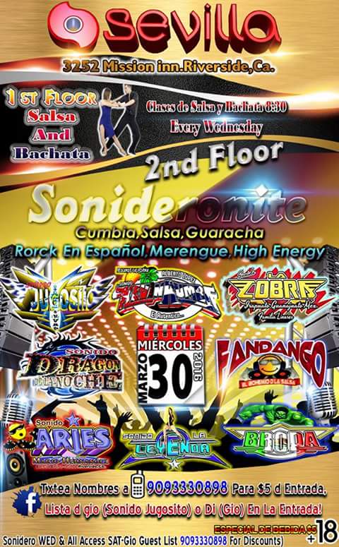 Miercoles Sonidero Salsa&Bachata