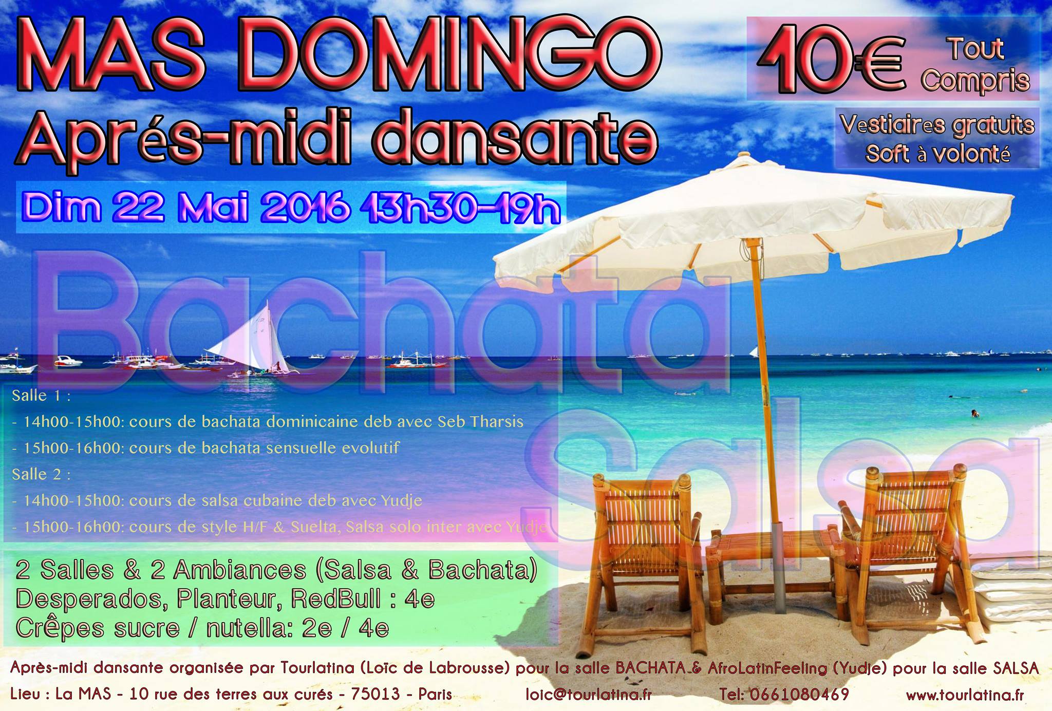 MAS DOMINGO - Après-Midi Dansante 200% Latino