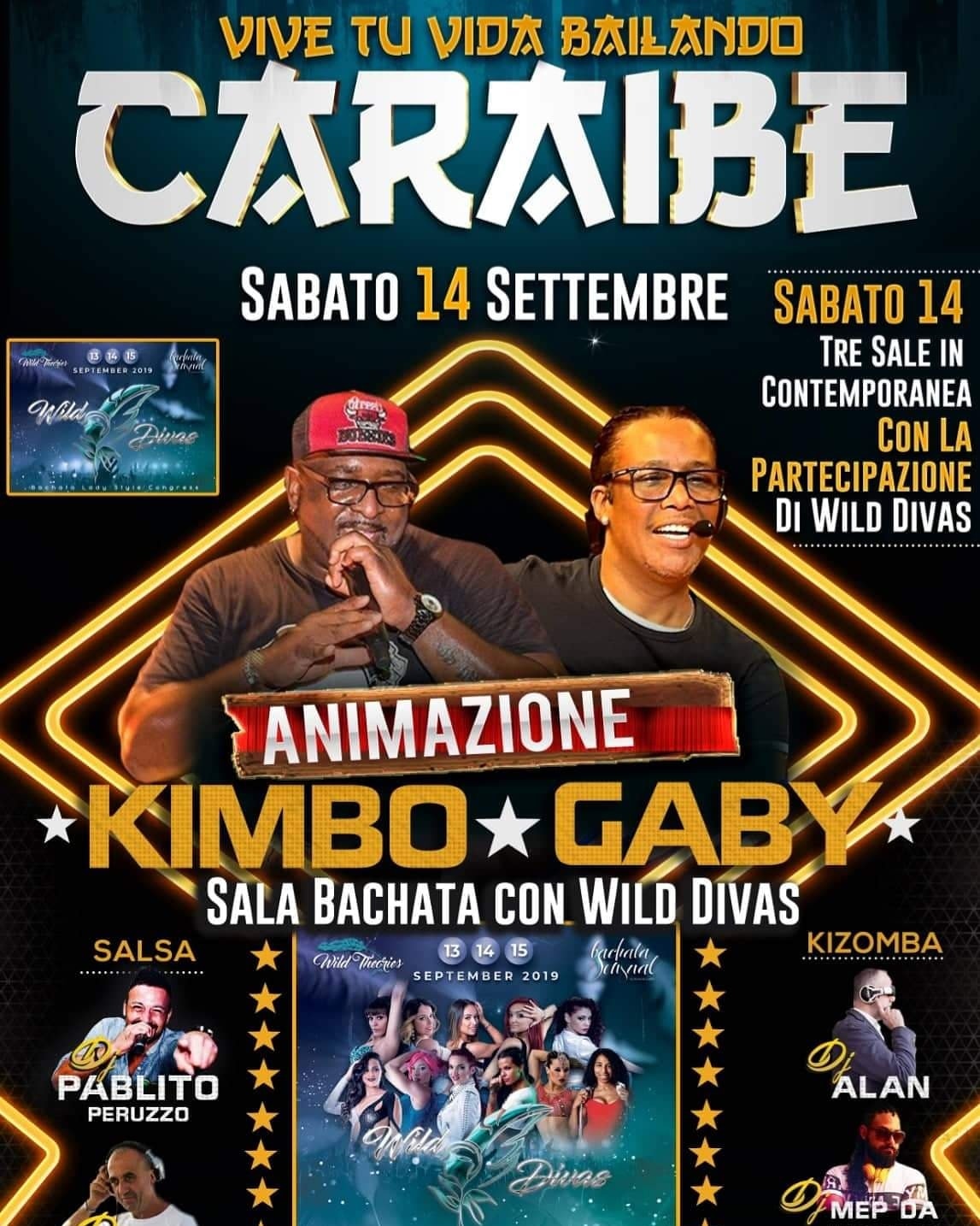 SABATO 14 SETTEMBRE - CARAIBE MANIA - IL SABATO NUMERO 1
