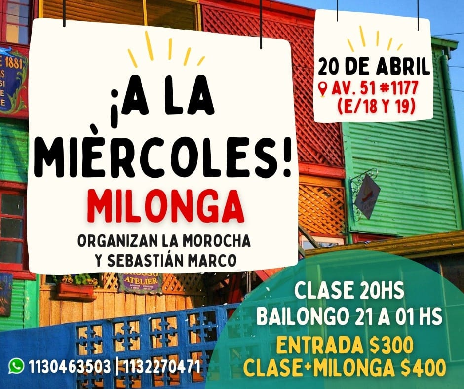 A la Miércoles milonga!