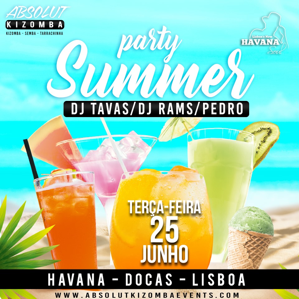 Terças Absolut Kizomba at Havana - Summer Party