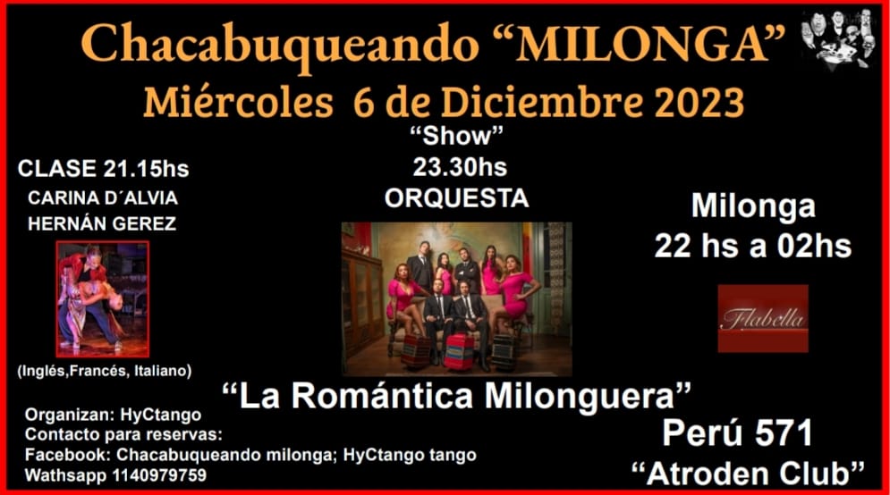 Chacabuqueando Milonga