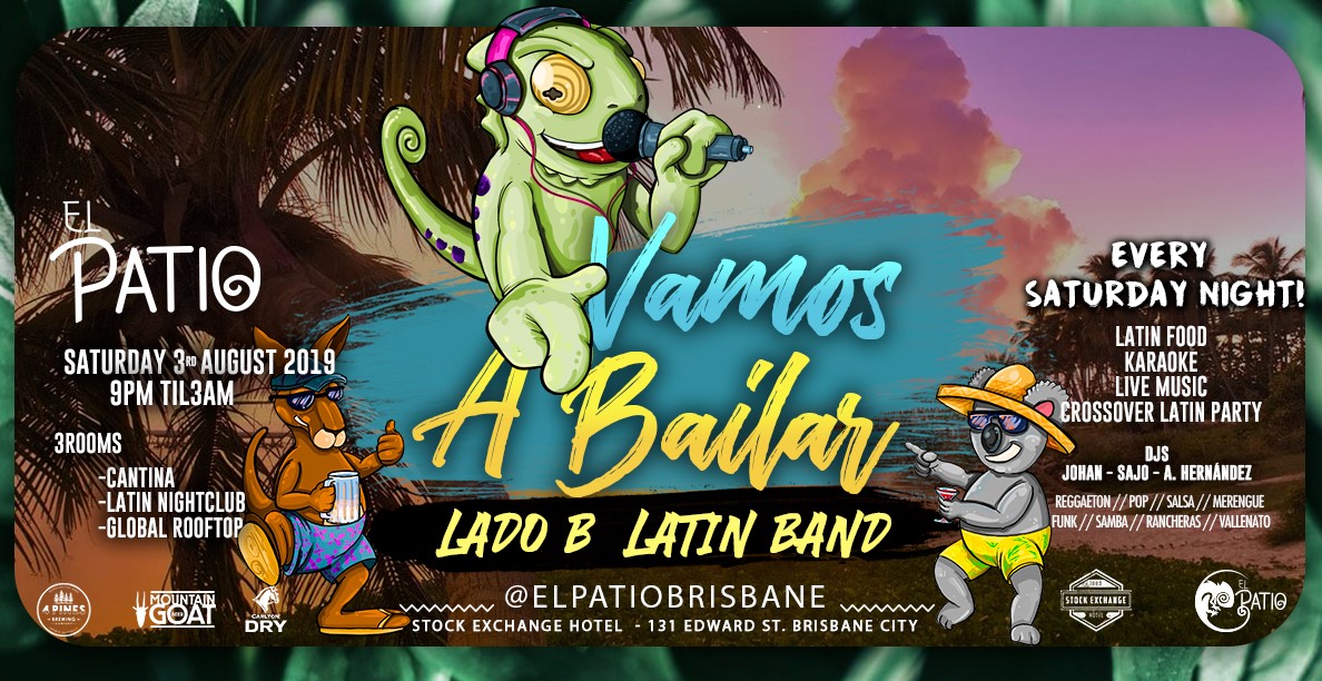 Vamos a Bailar at El Patio LADO B Live Band 02.08.19