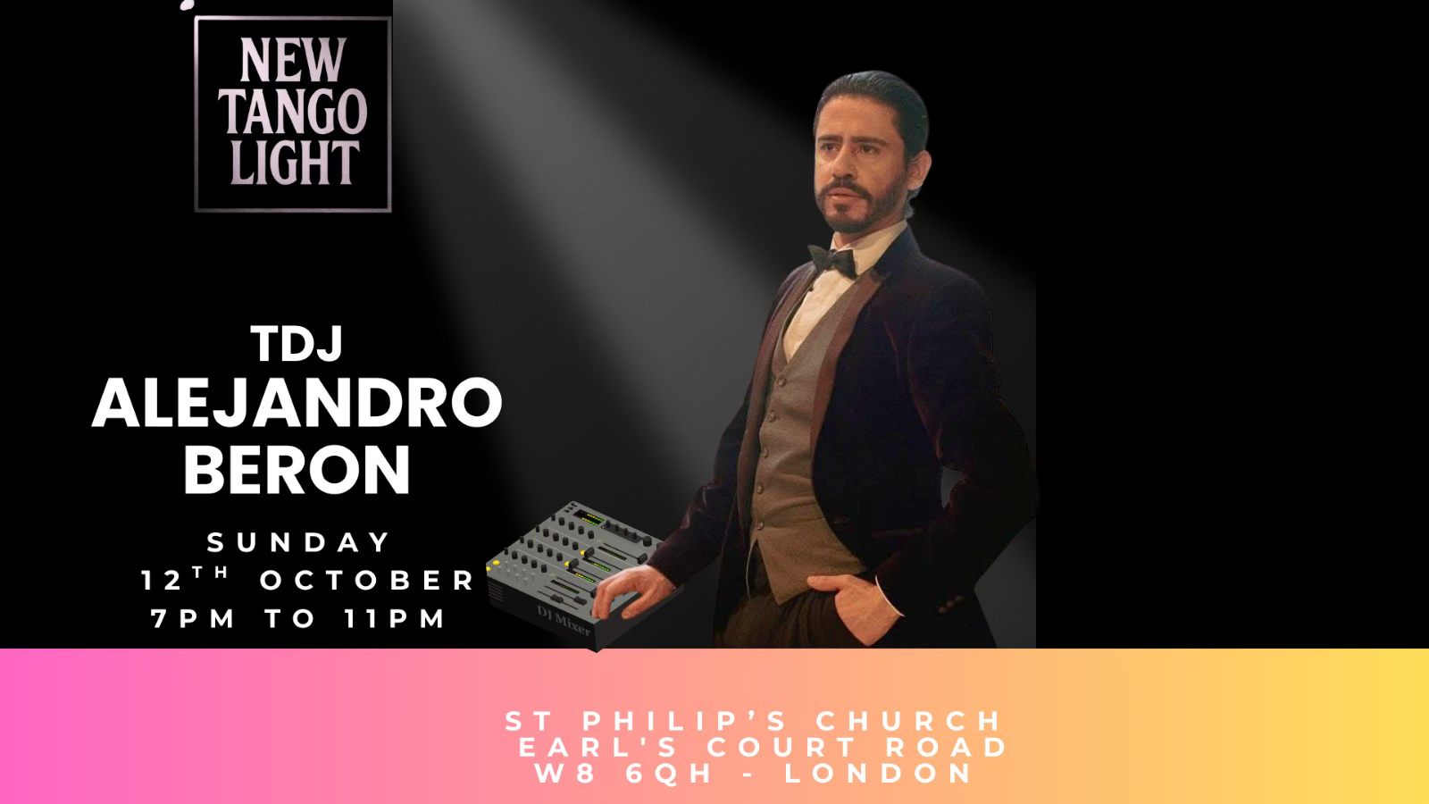 Tango @ The Light with Alejandro Beron DJing