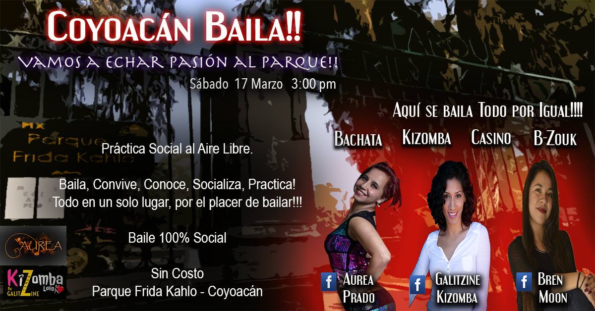 Coyoacán Baila! Vamos a echar pasión al parque