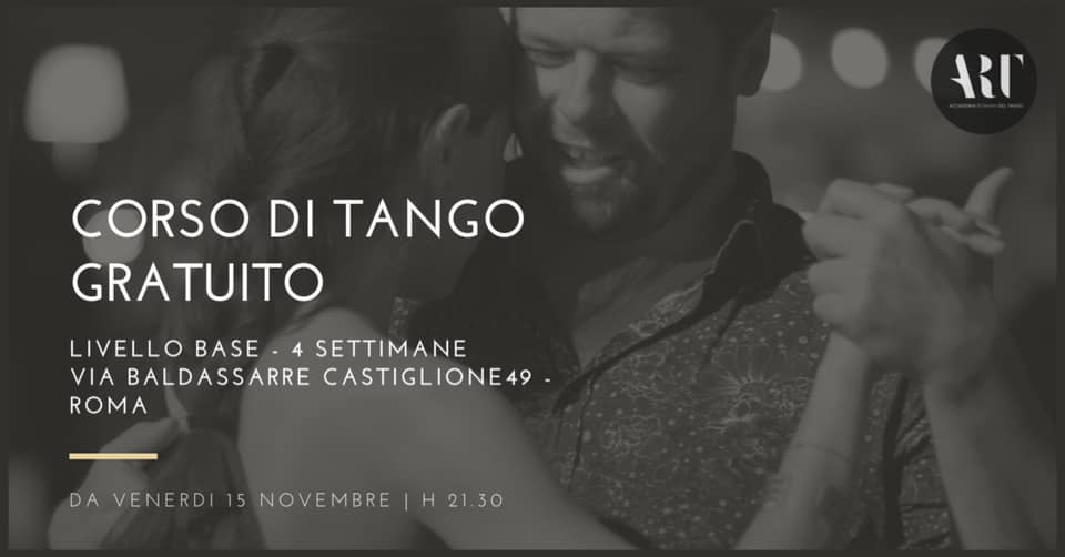 Corso di Tango Gratuito beginner da ven15 11 h21.30