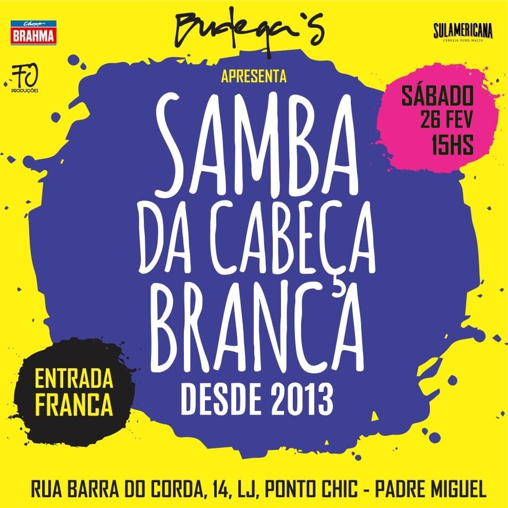 Samba da Cabeça Branca no Ponto Chic de gratis no Budegass