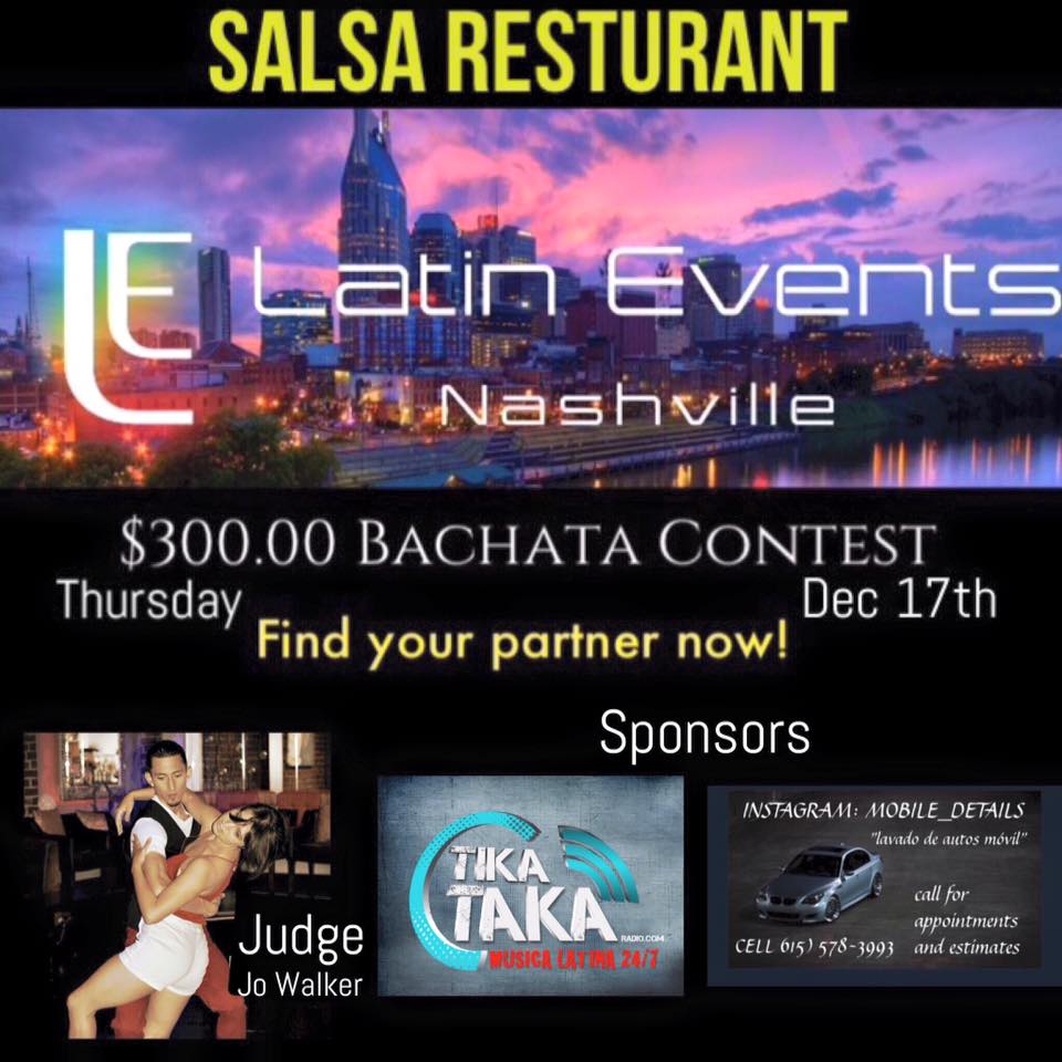 $300 Bachata Dance contest- FREE Lesson & Latin Vibes Thursday