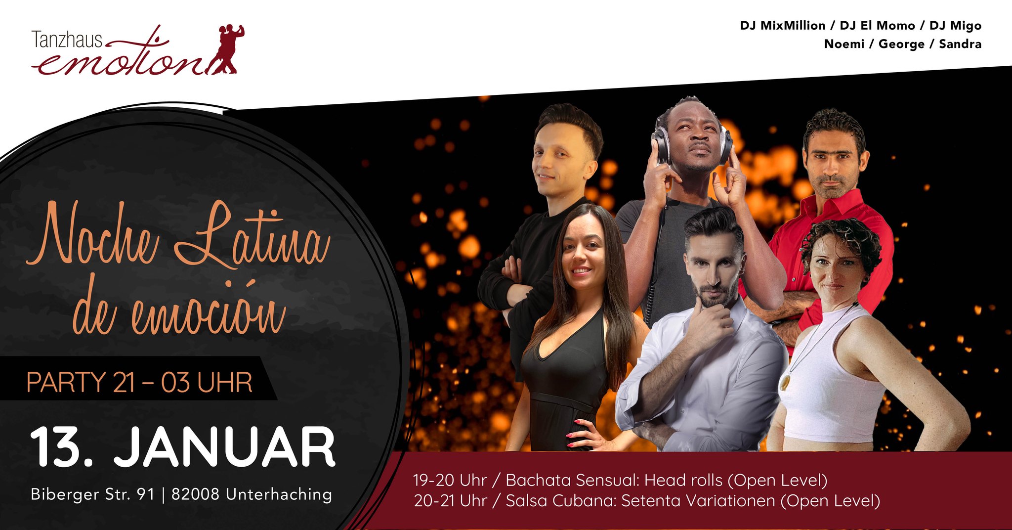 Noche Latina de emociรณn - Januar