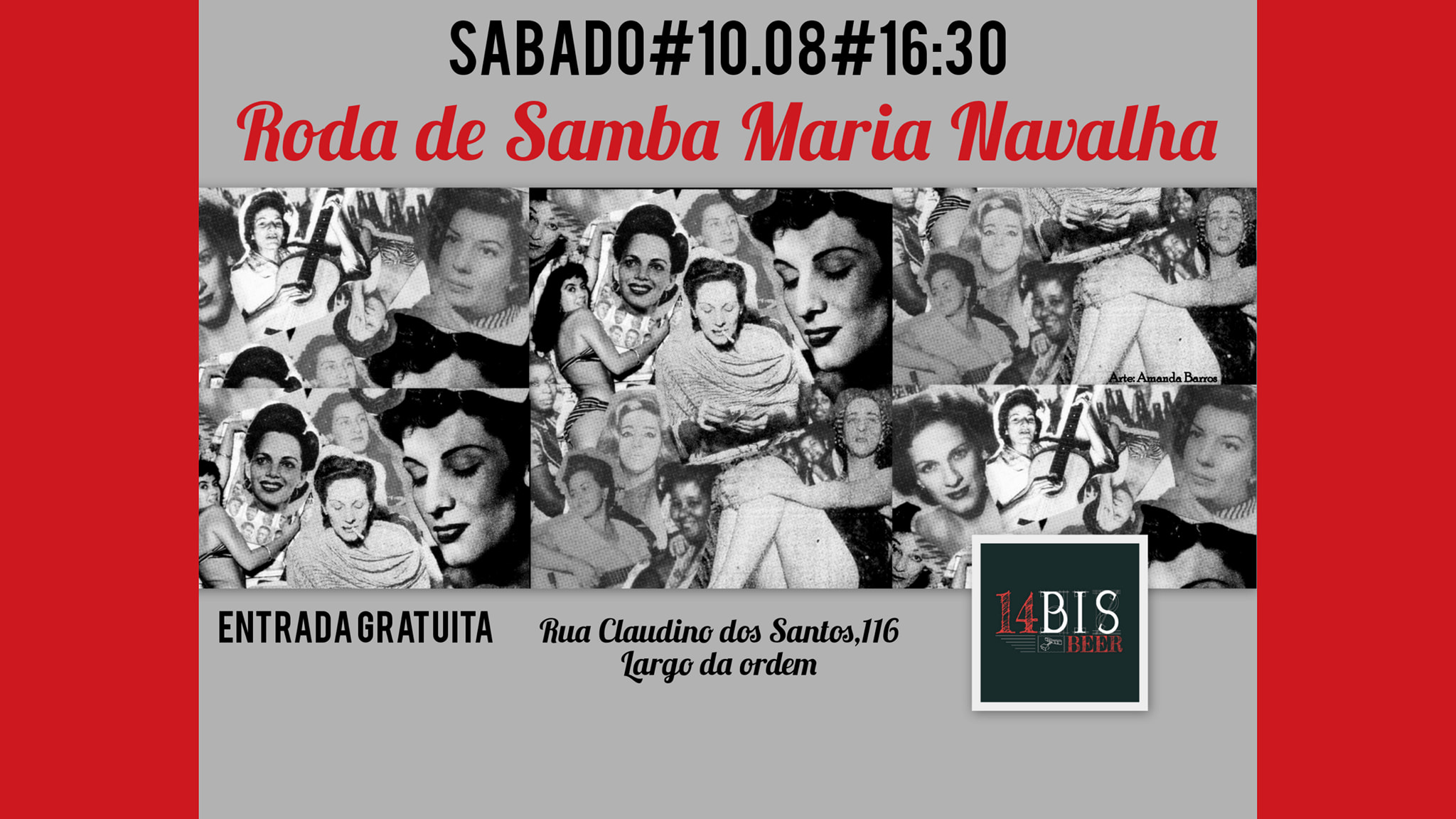 Roda de Samba Maria Navalha no 14 Bis