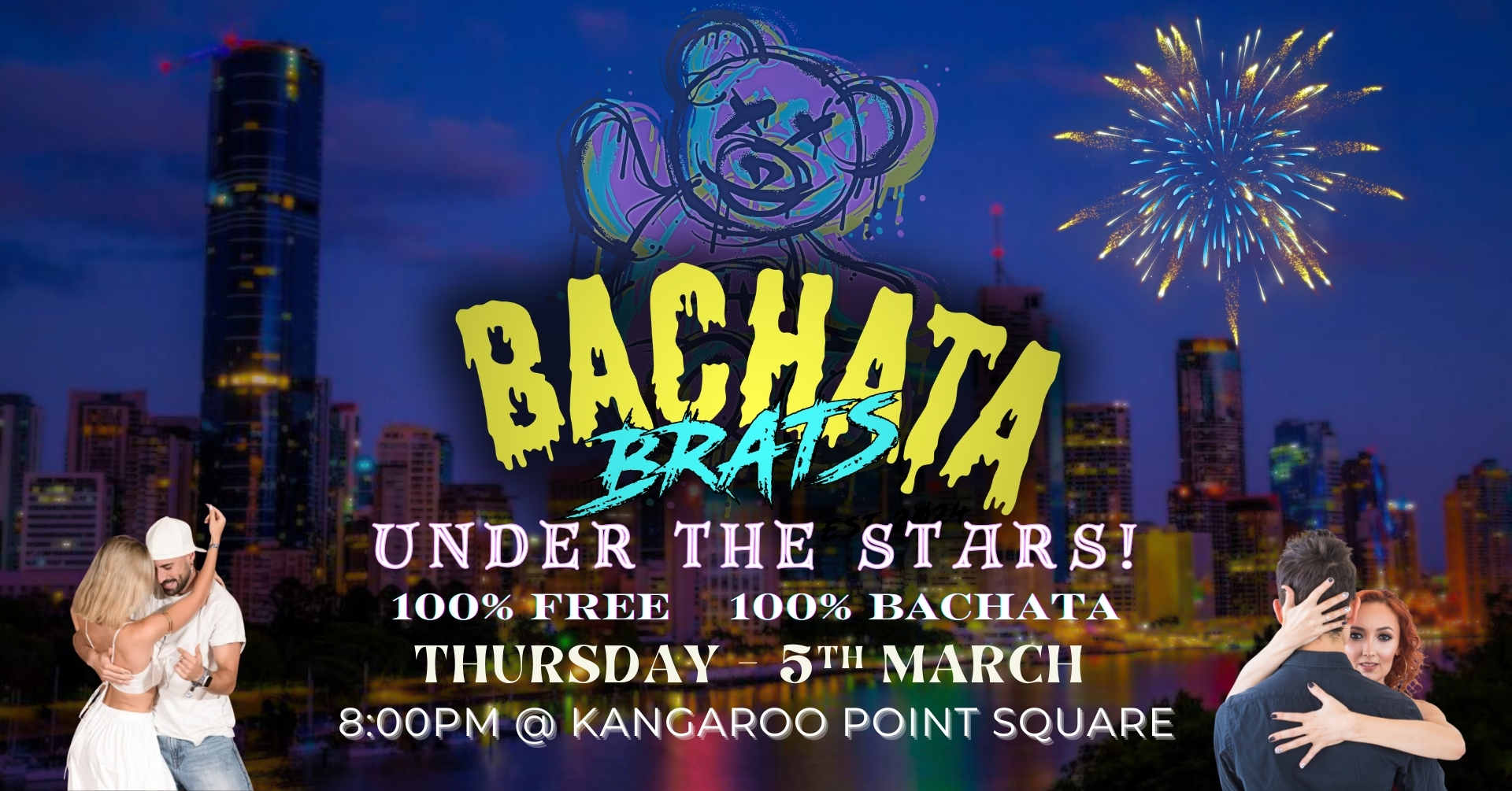 KANGAROO POINT - Dance Under the Stars ~ 100% BACHATA Party