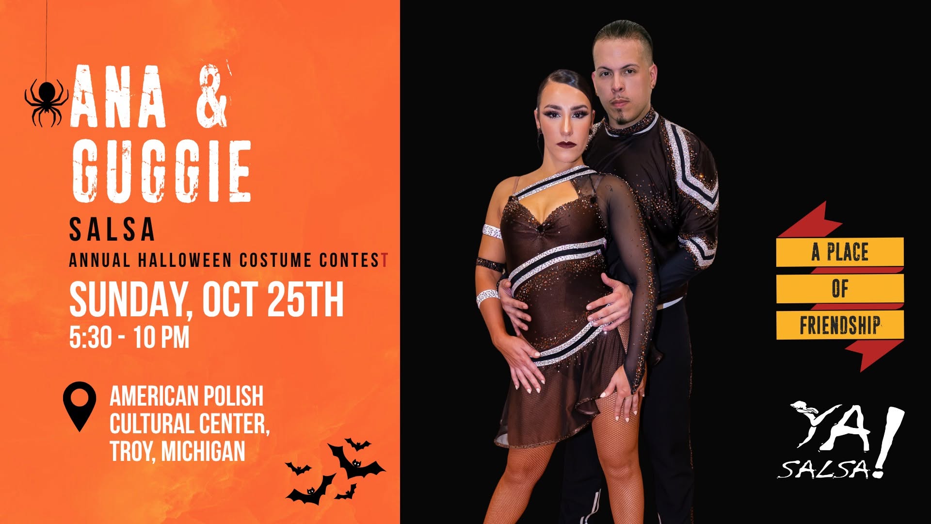 YA Salsa Social feat. Ana & Guggie. Salsa. NY CT