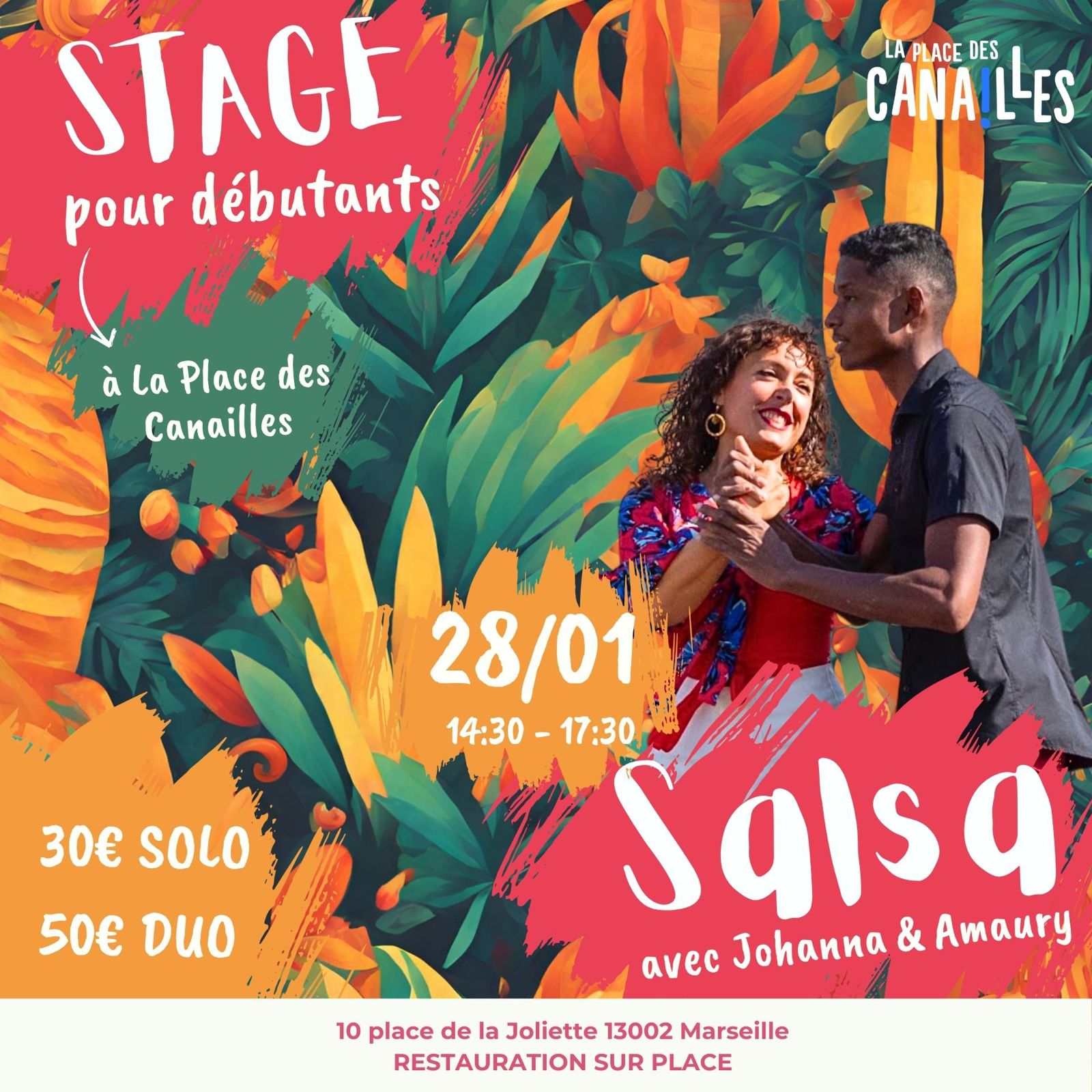 Stage Intensif Salsa ร La Place des Canailles