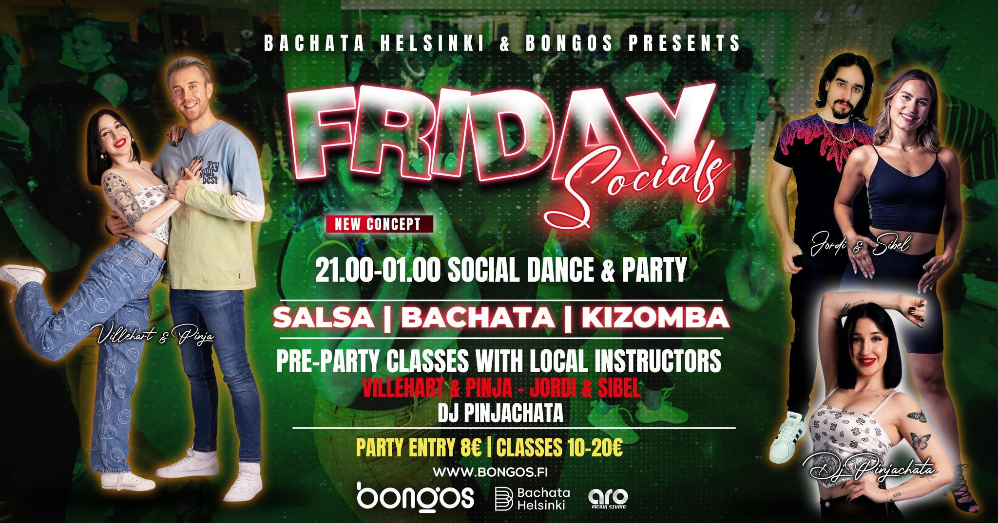 Bongos Social Dance Helsinki - Salsa Bachata Kizomba