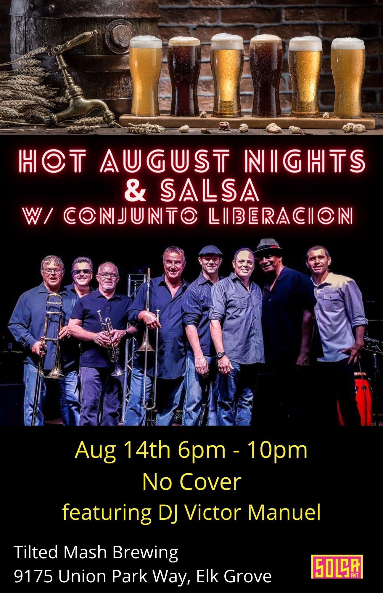 Hot August Nights and Live Salsa featuring: Conjunto Liberation