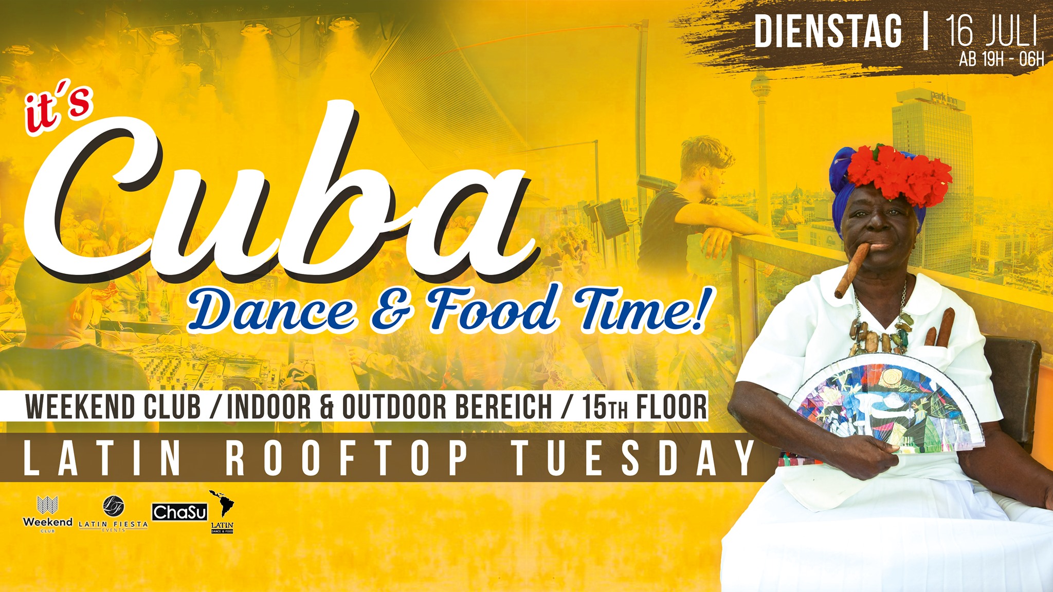 Latin Rooftop Tuesday- Dance & Food (Cuba special)