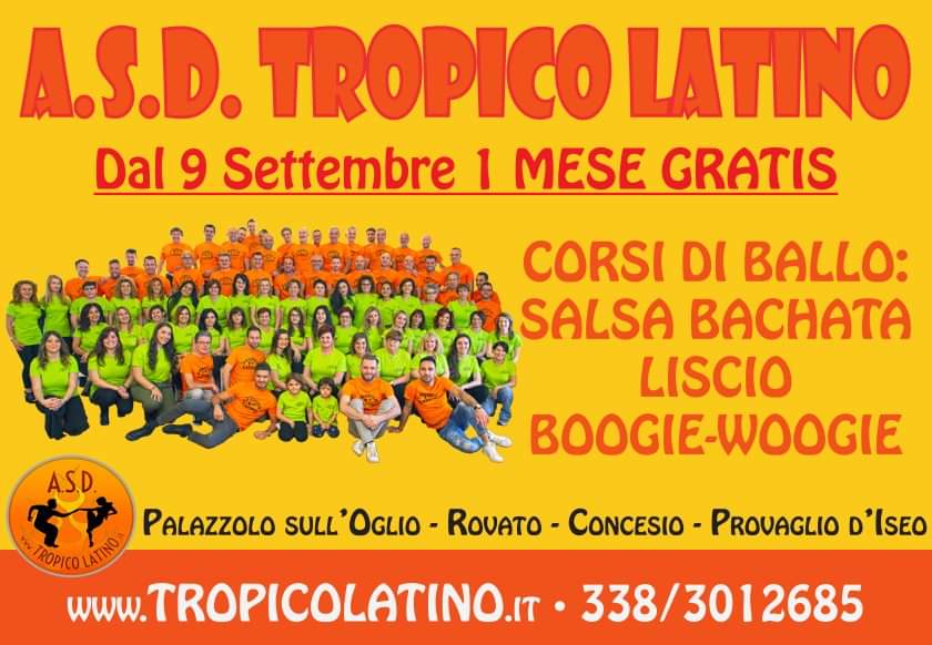 Corsi di ballo 2019 2020 - Asd Tropico Latino