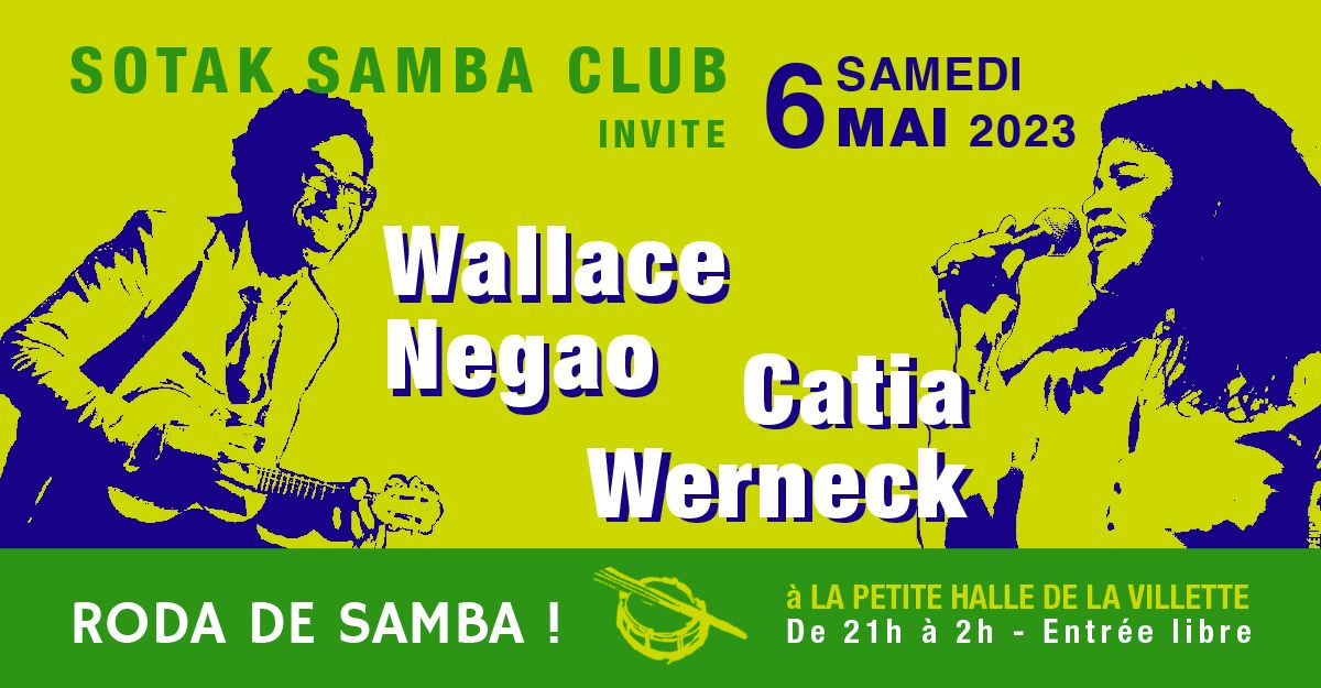 SOTAK SAMBA CLUB invite Catia Werneck & Wallace Negao