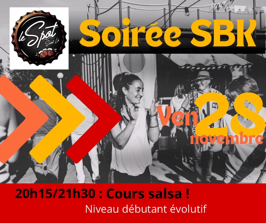 COURS SALSA + SOIRÉE SBK