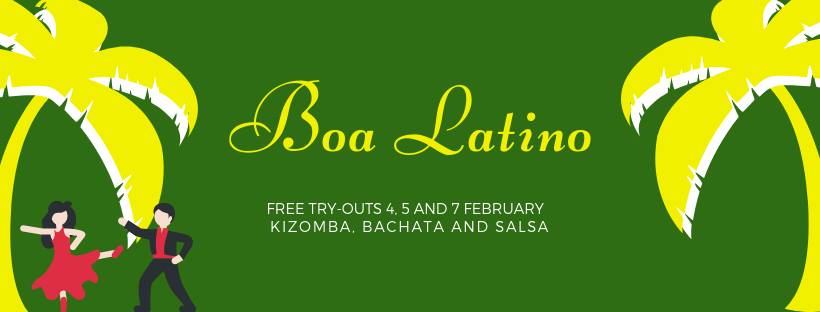 Free try-outs Boa Latino! Kizomba, bachata and salsa