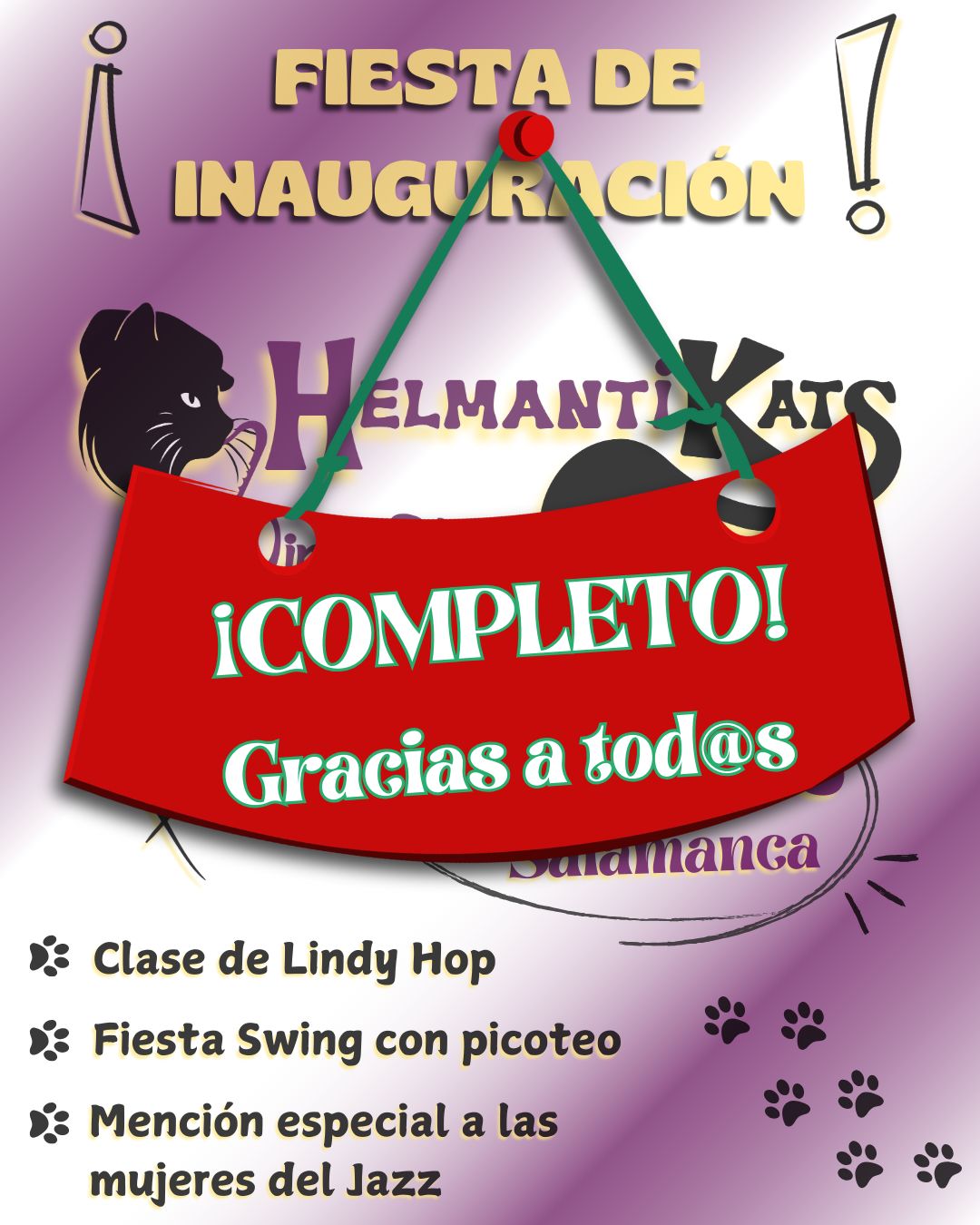Fiesta Inauguración HelmantiKats 8M