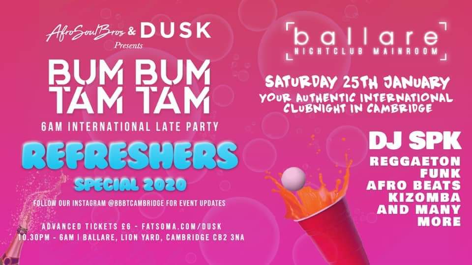 BumBumTamTam International 6AM Late Party Refreshers 2020!