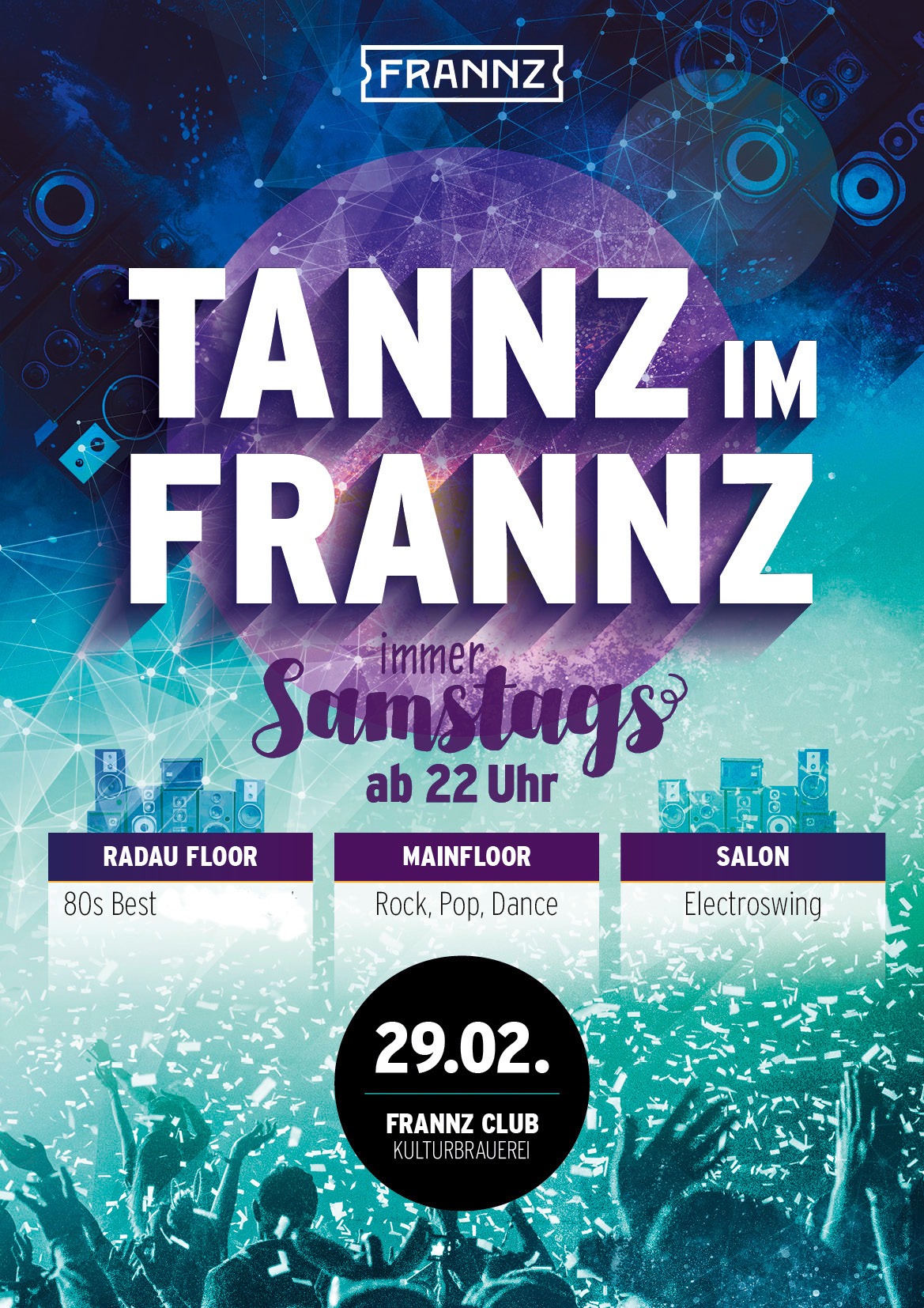 Tannz im Frannz -jetzt auf 3 Floors!