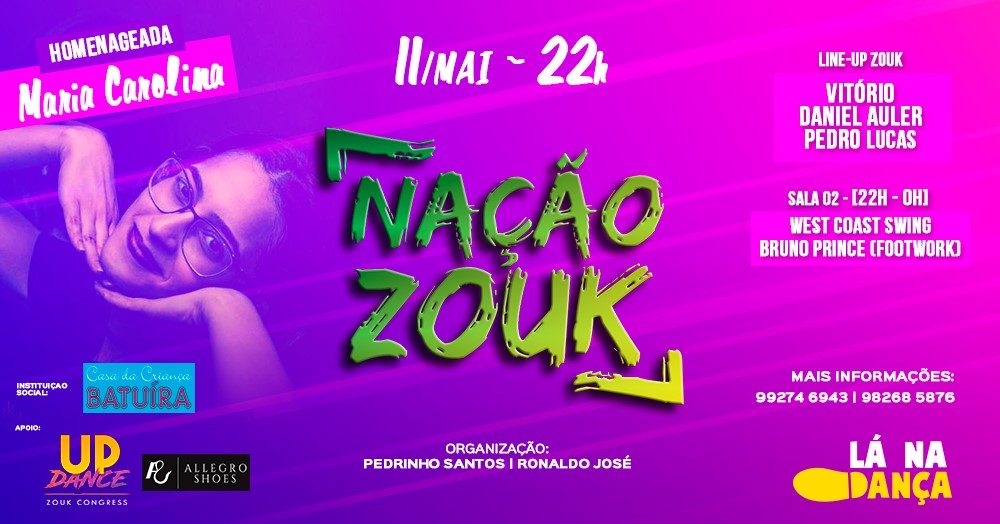 32º Nação Zouk - Homenageada Maria Carolina