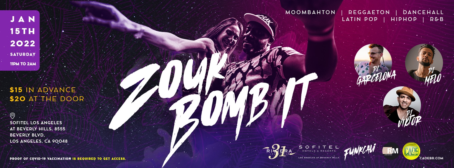 Zouk Bomb It - Beverly Hills @ FunkCali