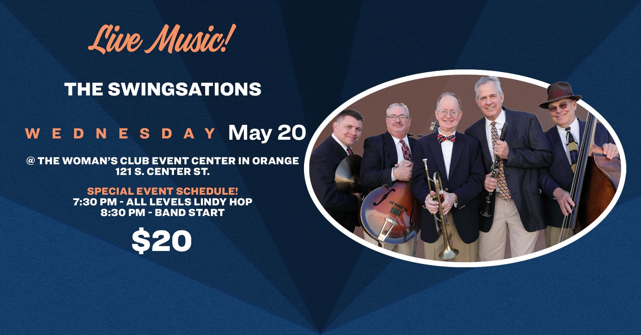 Live music with The Swingsations!