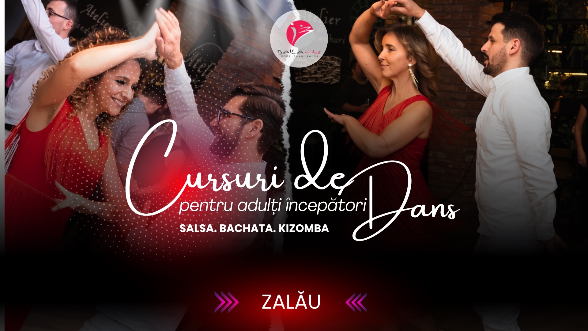 Curs de Dans pentru ÎNCEPĂTORI ZALĂU Salsa.Bachata.Kizomba