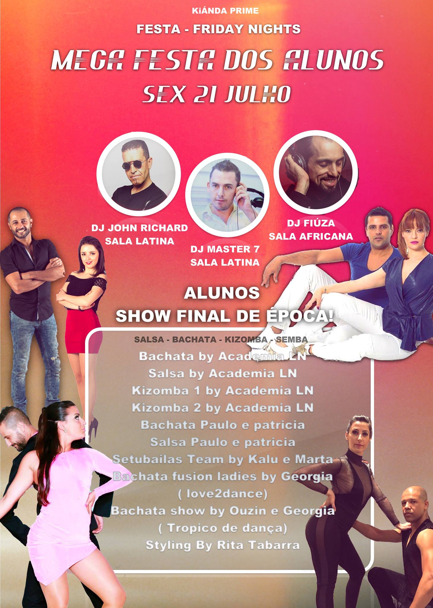 Mega festa dos alunos friday nights 21 jul