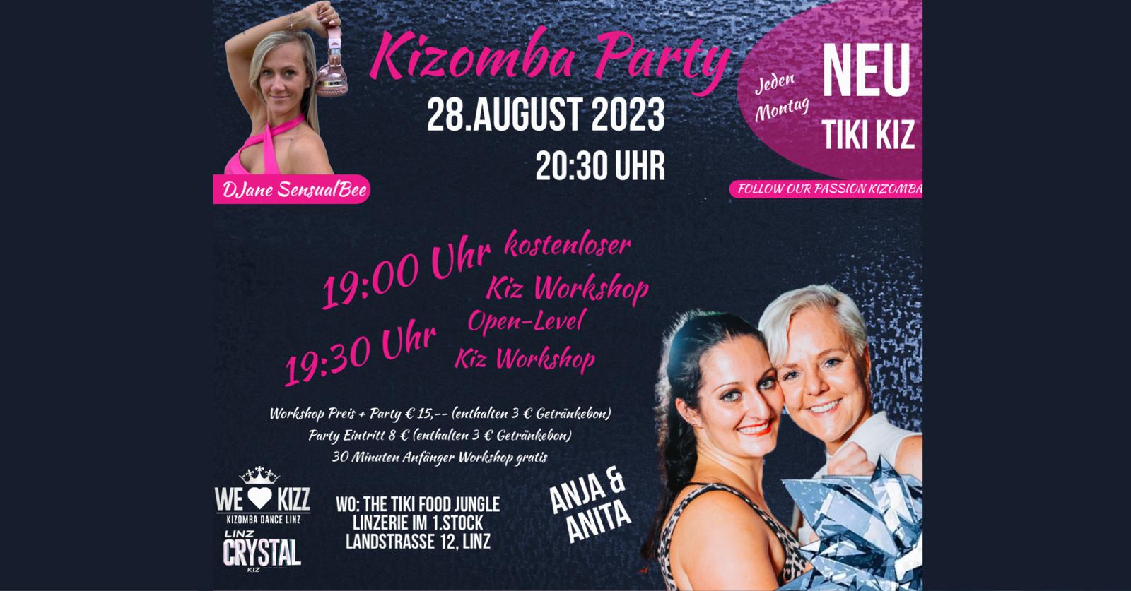 TIKI KIZ LINZ - Weekly Monday Kizomba Night