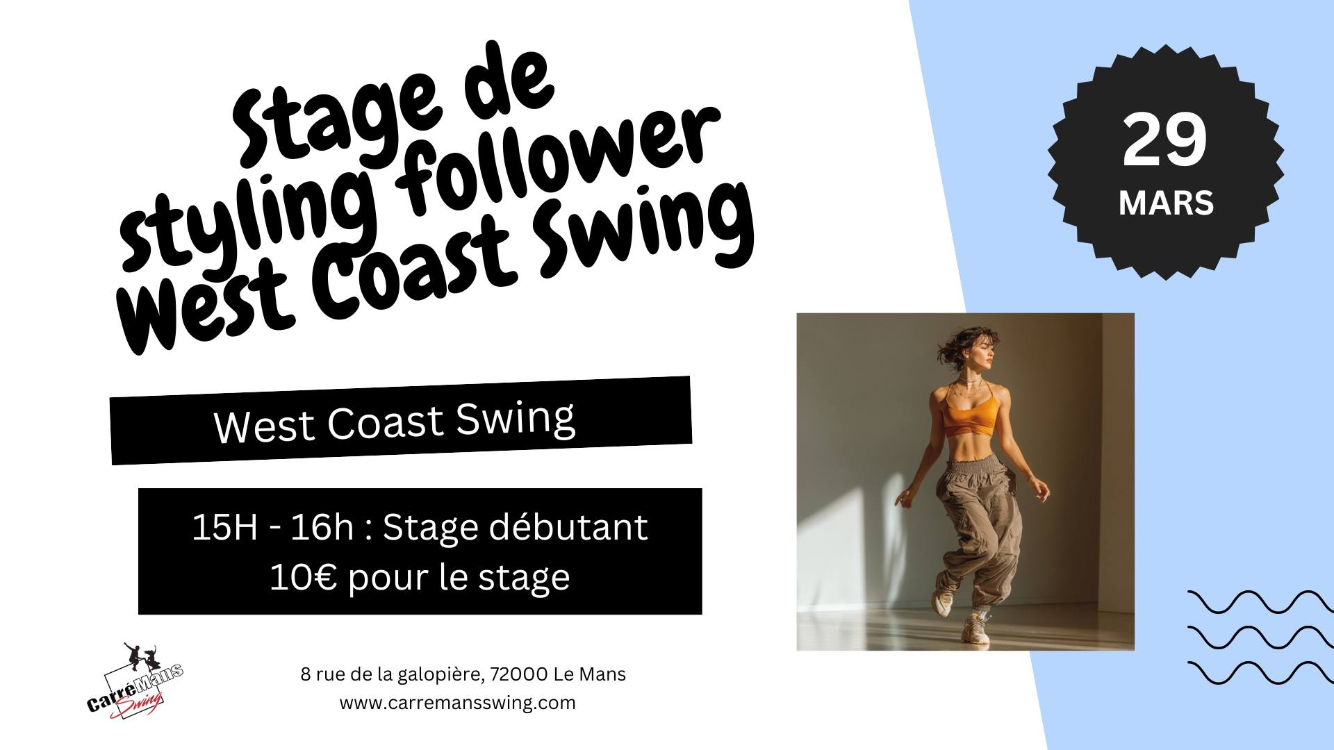 Stage de styling follower West Coast Swing