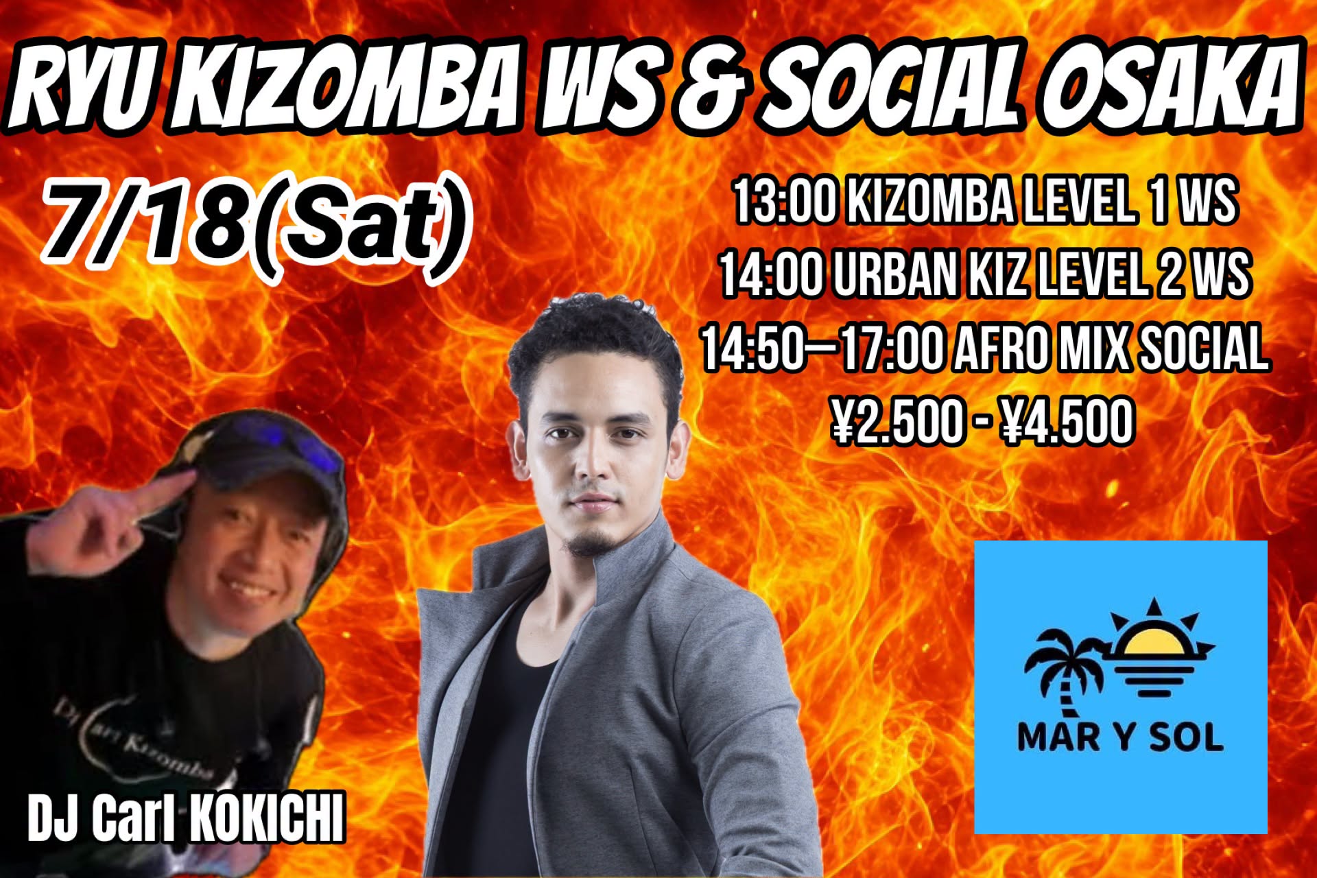 RYU KIZOMBA WS & SOCIAL OSAKA