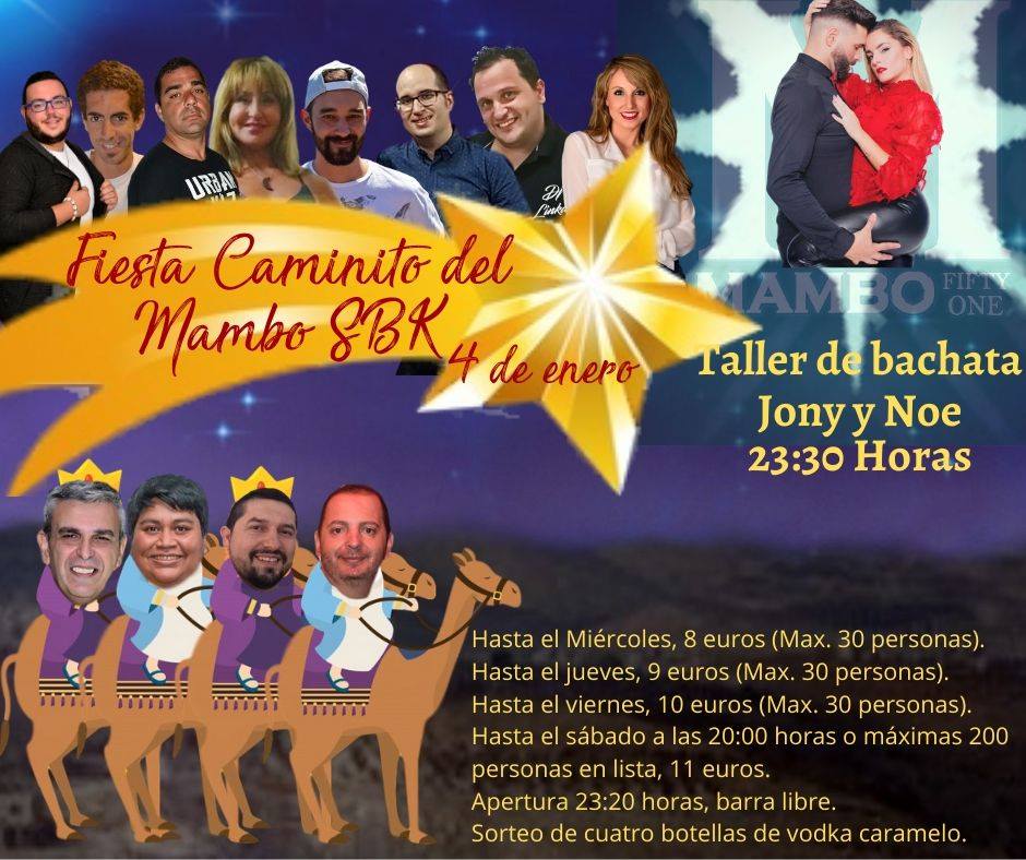 Fiesta Caminito Del Mambo SBK 4 de Enero