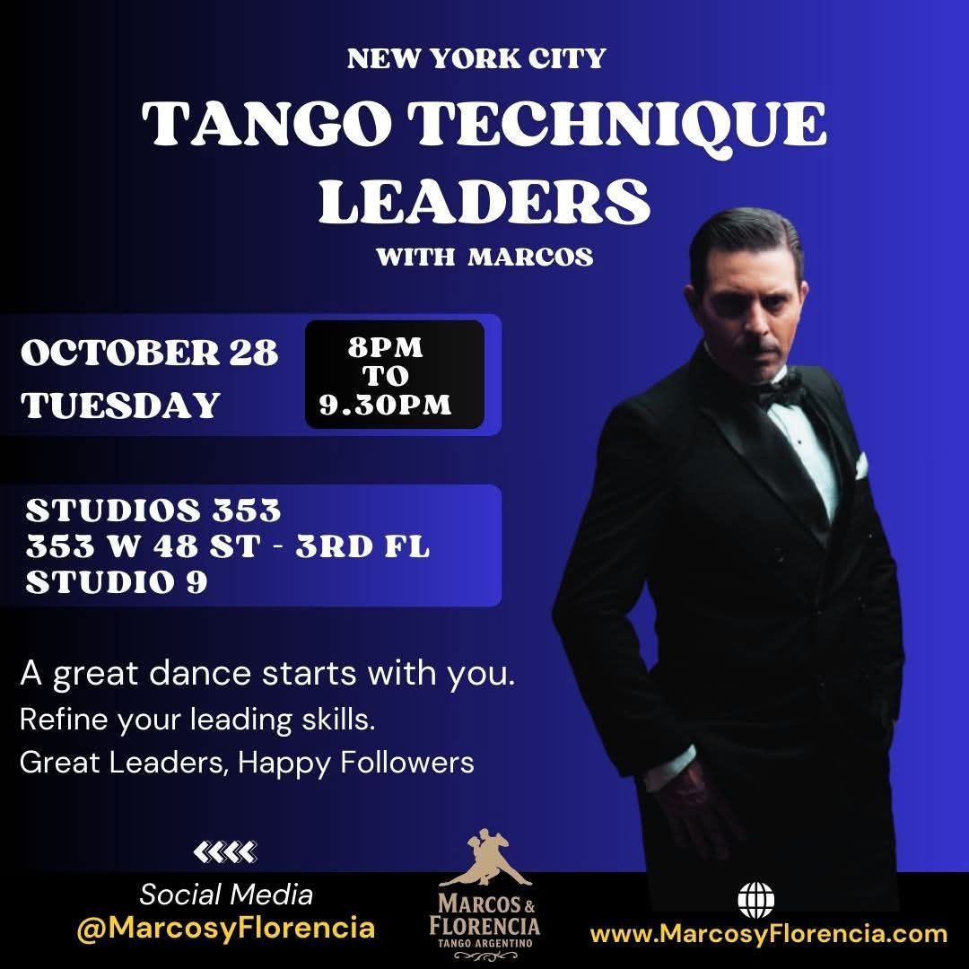 Technique Class for Leaders ●Lead with presence. Dance with confidence●