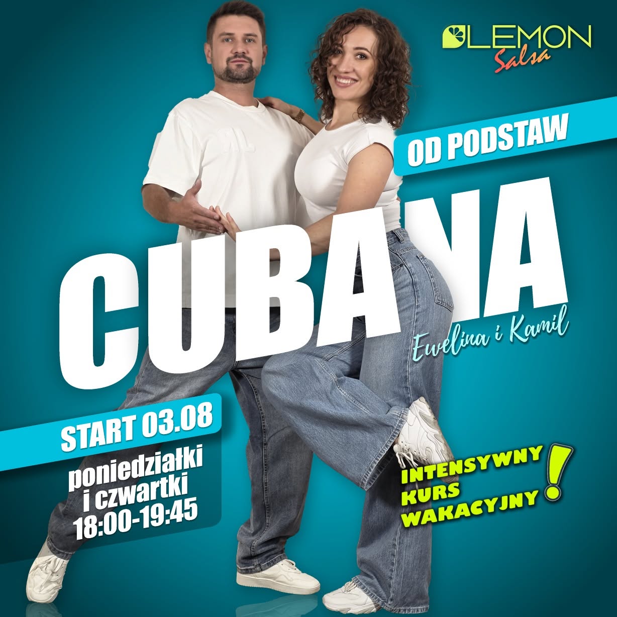 SALSA od podstaw! Intensywny Kurs Wakacyjny! Dla singli i par!