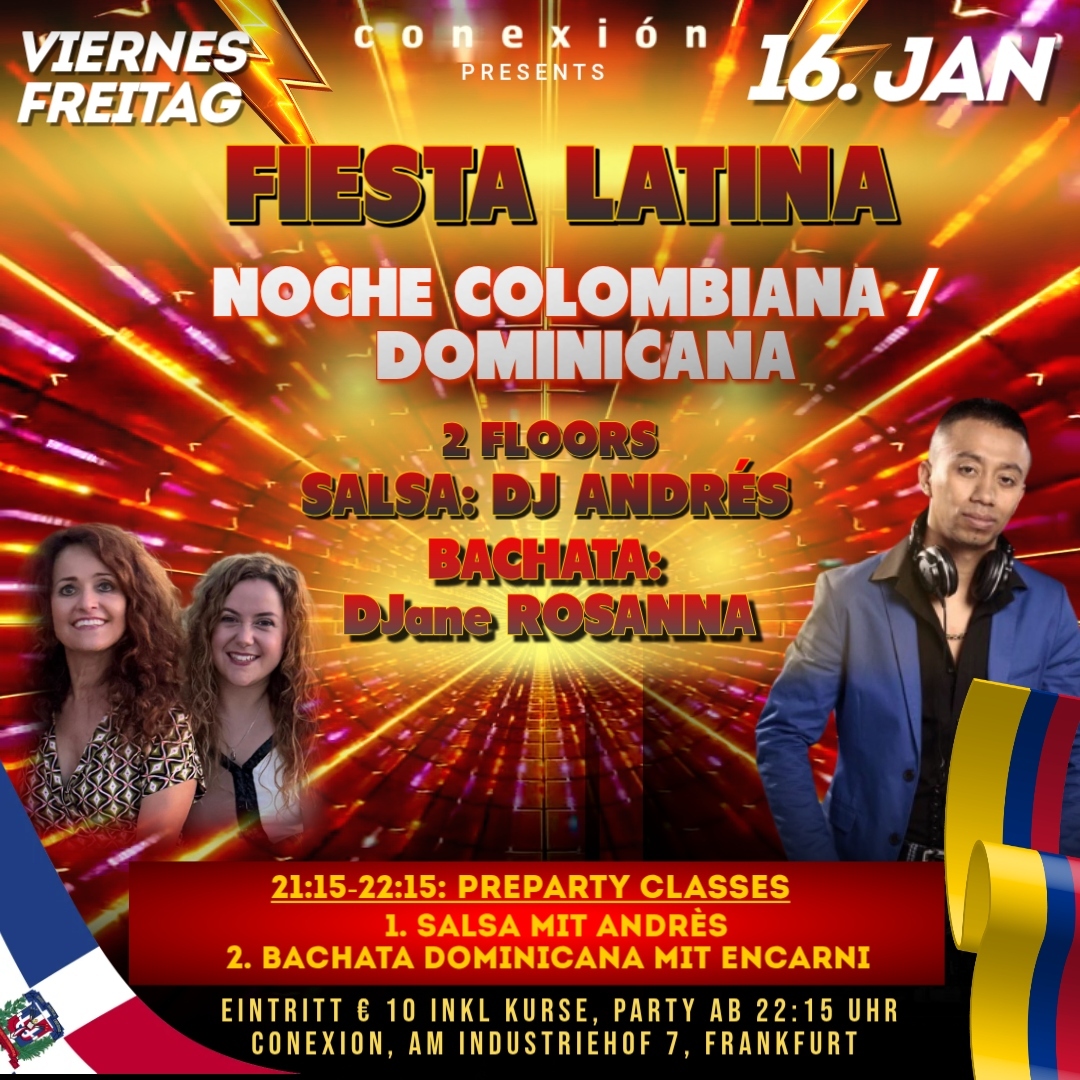 Fiesta Latina - Noche Colombiana Dominicana