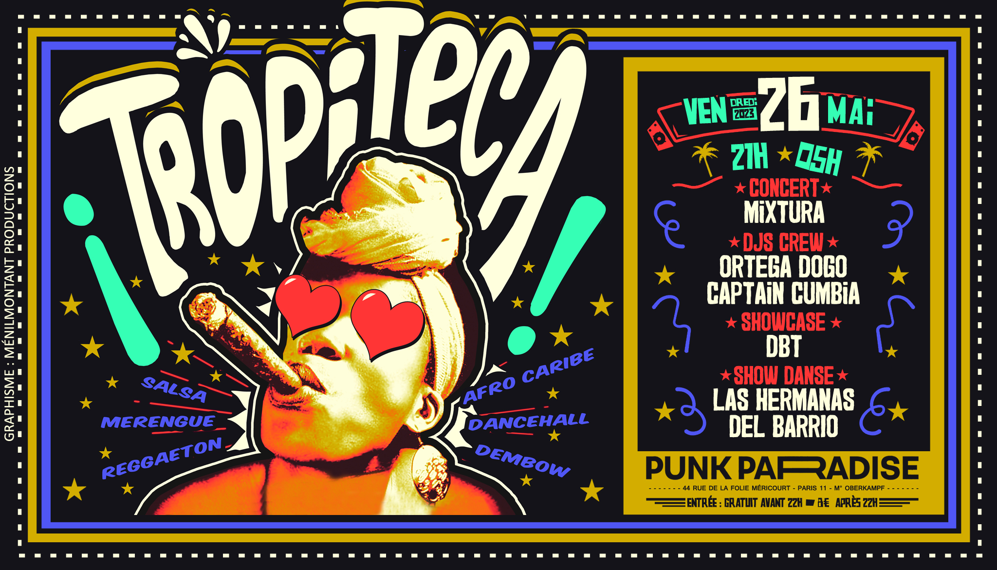 TROPITECA au Punk Paradise - Paris11 ( Reggaeton 🌴 Salsa 🌞 AfroCaribe 🌺 Shatta 🔥 Dembow )