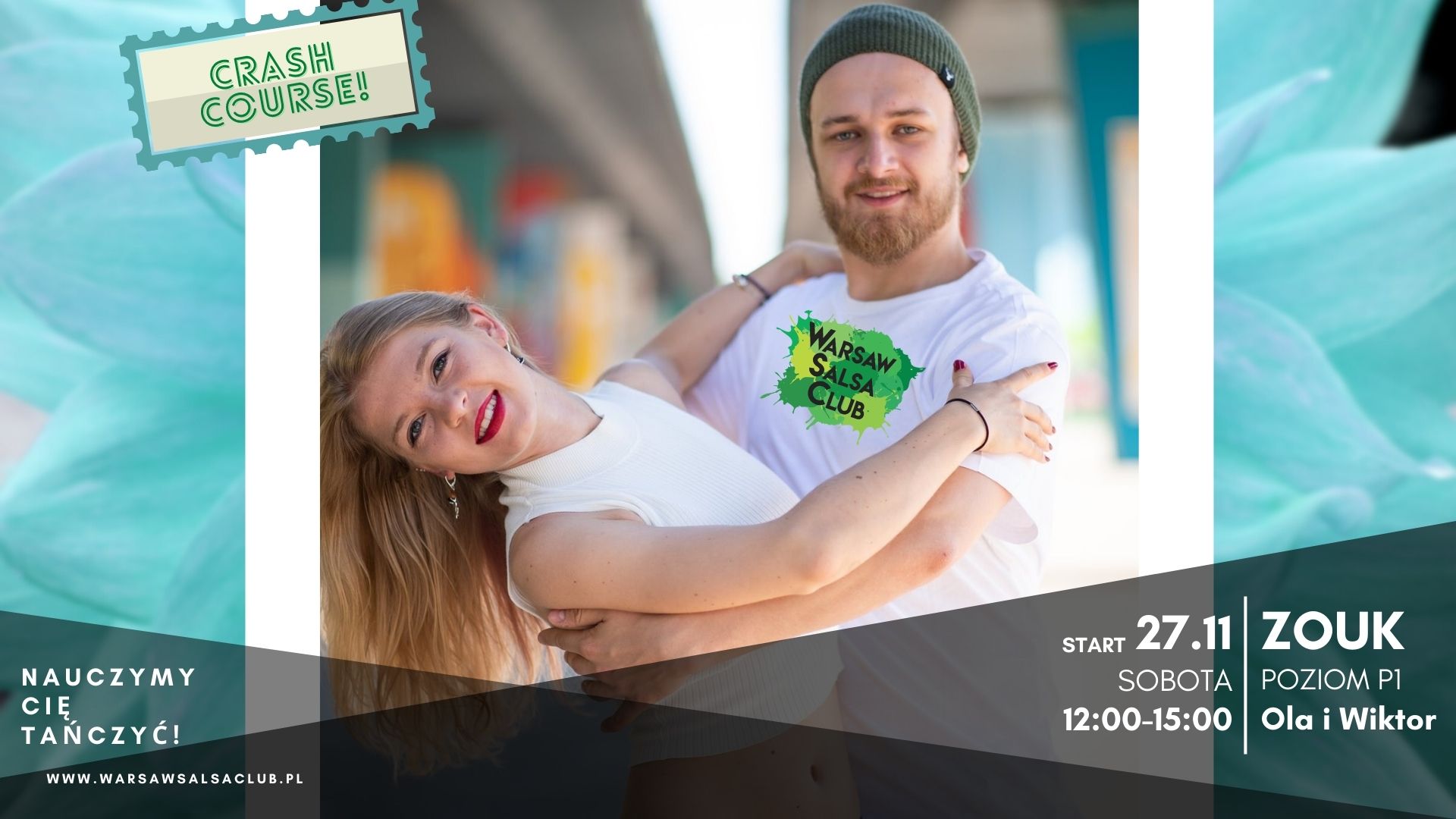 Crash Course ZOUK od podstaw - Ola i Wiktor - Sobota 12:00 w WSC!
