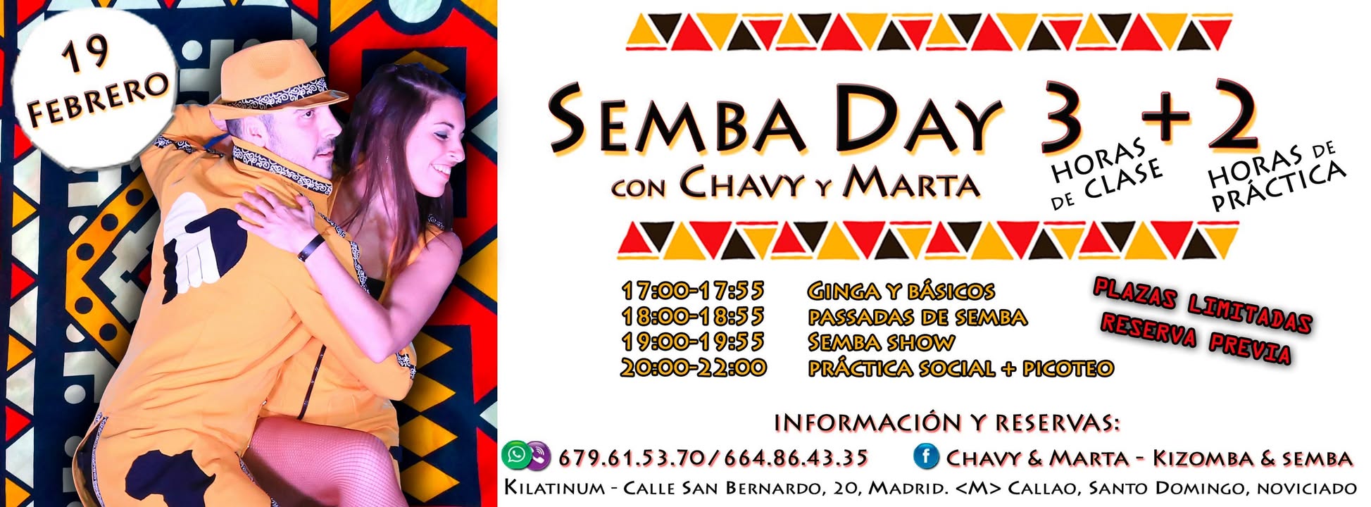 Semba Day 3+2 con Chavy y Marta (Madrid)