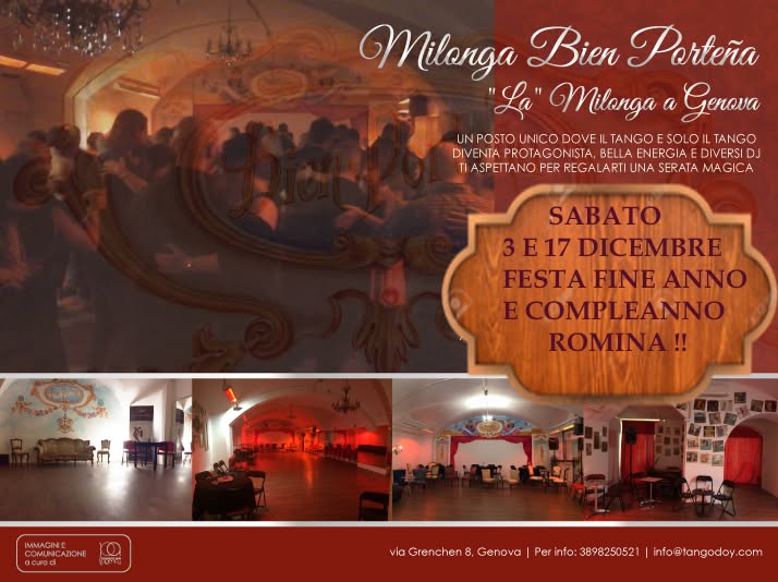 Milonga Bien Porteña 3 e17 dicembre!