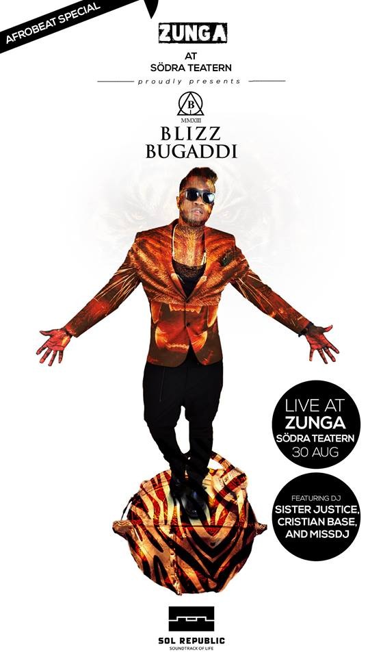 ZUNGA 30 Aug Afrobeat special- LIVE: Blizz Bugaddi**Cristian Base**Sister Justice***Miss Dj**