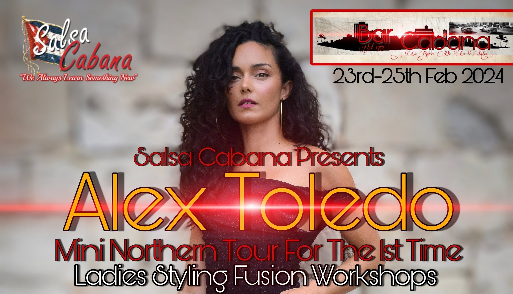 Salsa Cabana Presents International Artist Alex Toledo Mini Northern Tour for the First Time