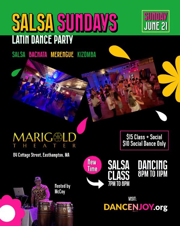 SALSA SUNDAYS @ Marigold Theater: July 2026
