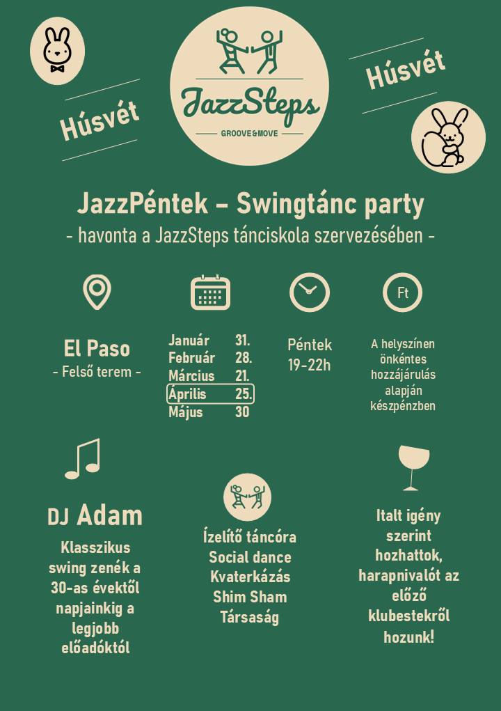 Húsvéti JazzPéntek - Győr - Swingtánc party