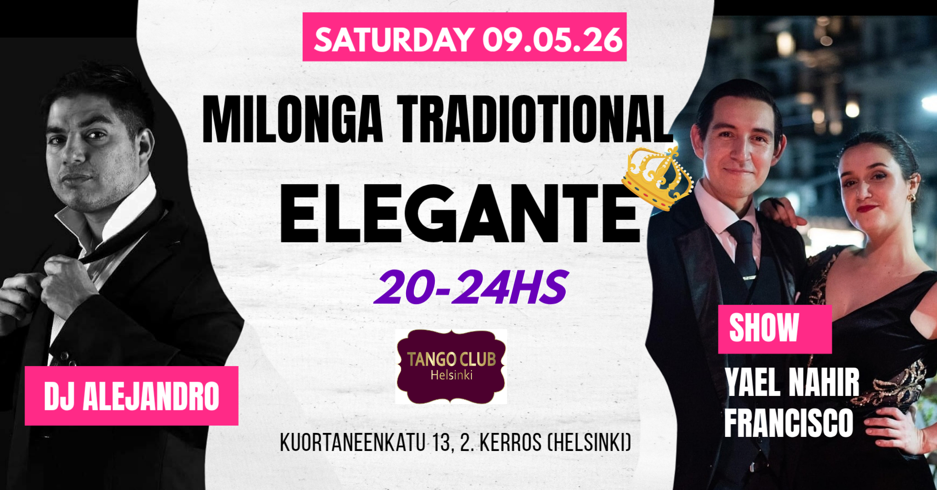 MILONGA TRADITIONAL ELEGANTE-SHOW YAEL NAHIR & FRANCISCO