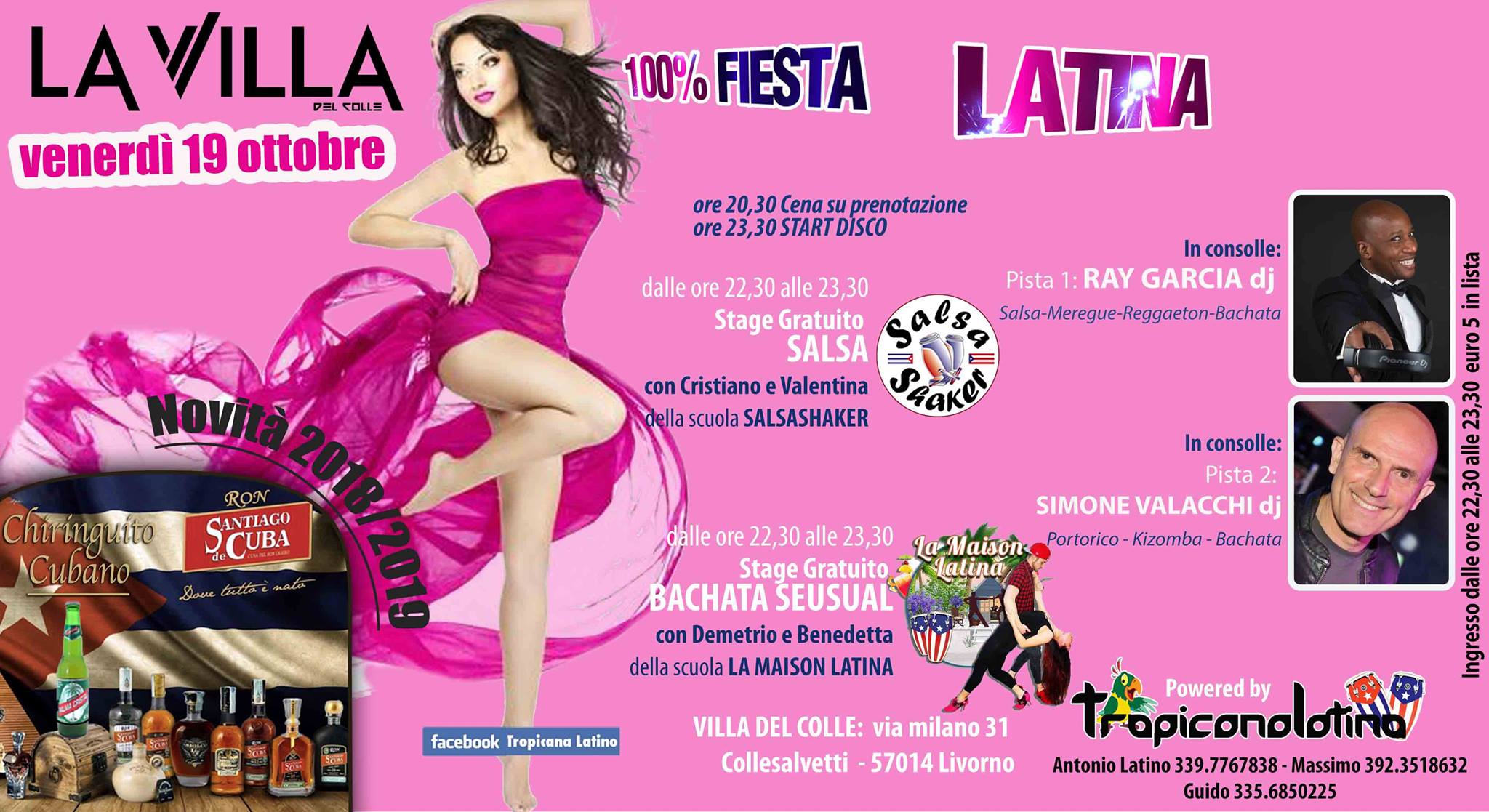 100% FestaLatina il Venerdi di Villa del Colle